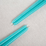 Load image into Gallery viewer, CANDWAX Turquoise Taper Candles
