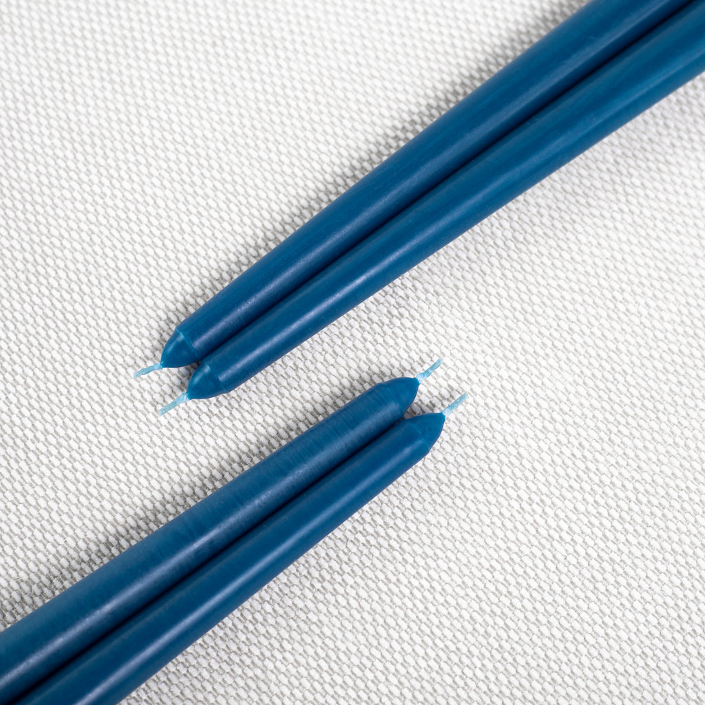 CANDWAX Dark Blue Taper Candles