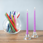 Load image into Gallery viewer, CANDWAX Lilac Taper Candles
