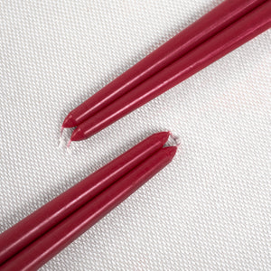 CANDWAX Bordeaux Taper Candles